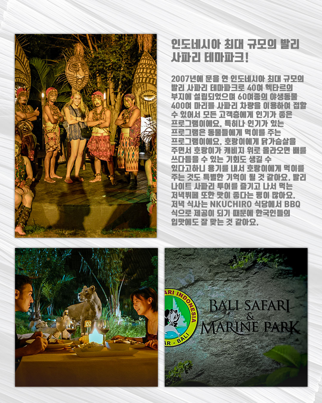 BALI NIGHT SAFARI｜발리 나이트사파리